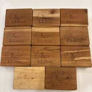 Cedar Blocks From L L Bean Lot Of 11 To Protect Clothing
